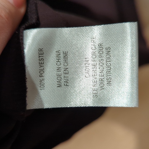 Banana Republic Dark Purple Sleeveless Blouse - Picture 4 of 4